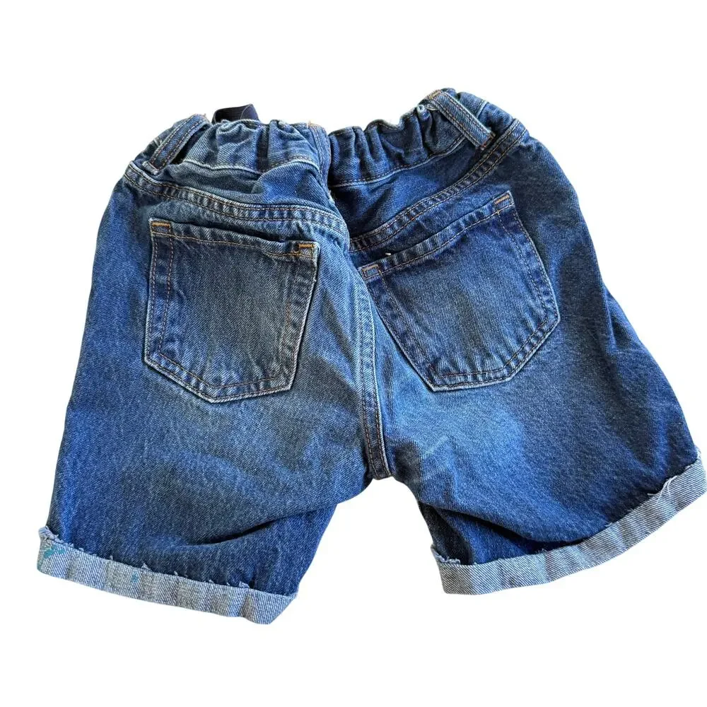 The Children’s Place Denim Midi Jean Shorts Size 8 Girls Blue